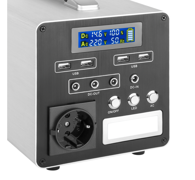 Багатофункціональна портативна зарядна станція LP CHARGER MPPT 500 (500W, 512Wh)