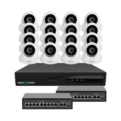 Комплект відеоспостереження на 16 камер GV-IP-K-W83/16 5MP