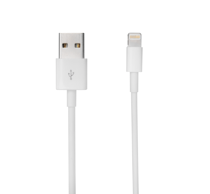 Зарядное устройство + кабель Lighting LP АС-005 USB 5V 1A ОЕМ White