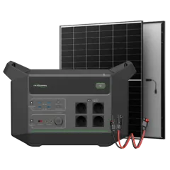 HYXiPower HYX-EA2500 + AIKO-A475-MAH54Mw 475 Вт Система автономного питания однофазная HYXiPower HYX-EA2500 + AIKO-A475-MAH54Mw 475 Вт Система автономного питания однофазная