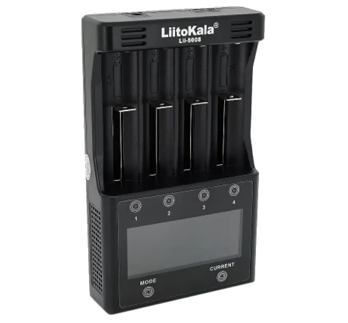 Liitokala li-500s Li-Ion, Ni-Mh, Ni-Cd 12V DC Зарядний пристрій Liitokala li-500s Li-Ion, Ni-Mh, Ni-Cd 12V DC Зарядний пристрій