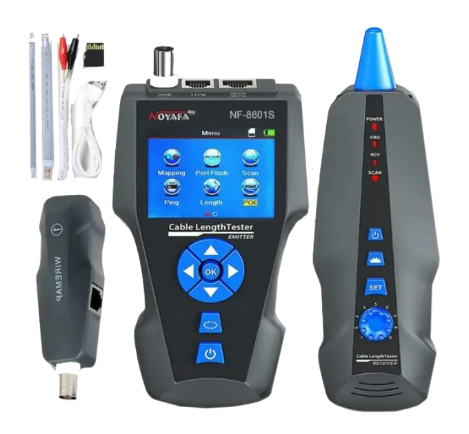 NOYAFA NF-8601S Багатофункціональний кабельний тестер NOYAFA NF-8601S Багатофункціональний кабельний тестер