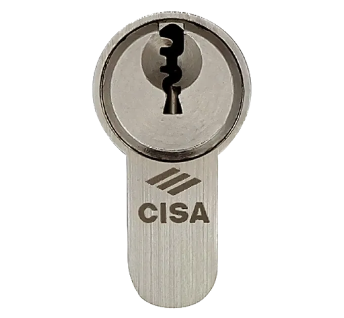 CISA C3000 80T (35*45T) Циліндр нікель матовий 3 ключі