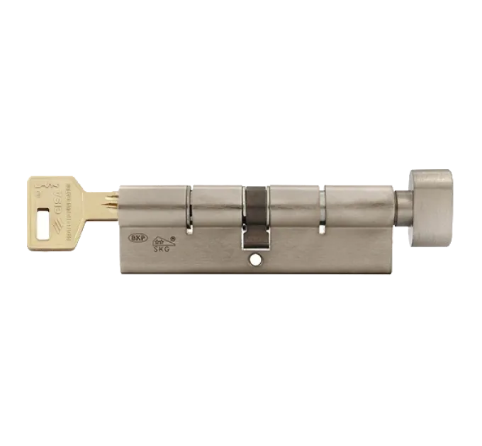CISA C3000 80T (35*45T) Циліндр нікель матовий 3 ключі