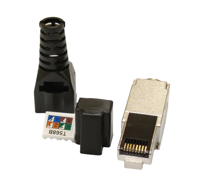 RJ45 STP кат. 6A Конектор екранований безінструментальний