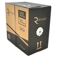 Ritar зовнішній КНП UTP (4*2*0.51) 4p 24 AWG (305м) ПВХ + ПЕ Кабель