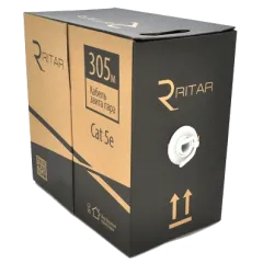 Ritar зовнішній КНП UTP (4*2*0.5) 4p 24 AWG ПЕ (305м) чорний Кабель