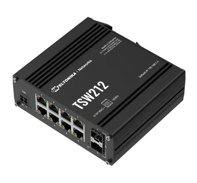 Teltonika TSW212 Комутатор 8 портів керований