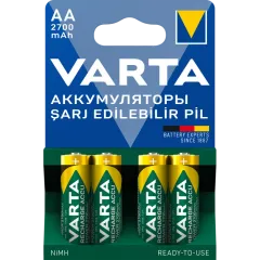 VARTA ACCU AA 2700mAh BLI 4 NI-MH Аккумулятор VARTA ACCU AA 2700mAh BLI 4 NI-MH Аккумулятор