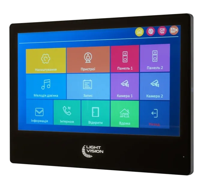 Light Vision SINGAPORE WiFi FHD BLACK (AI) 10" Видеодомофон