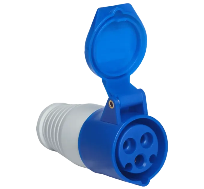 UEA 213 16А 220В 2Р+Е IP44 Розетка переносна