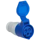 UEA 213 16А 220В 2Р+Е IP44 Розетка переносна