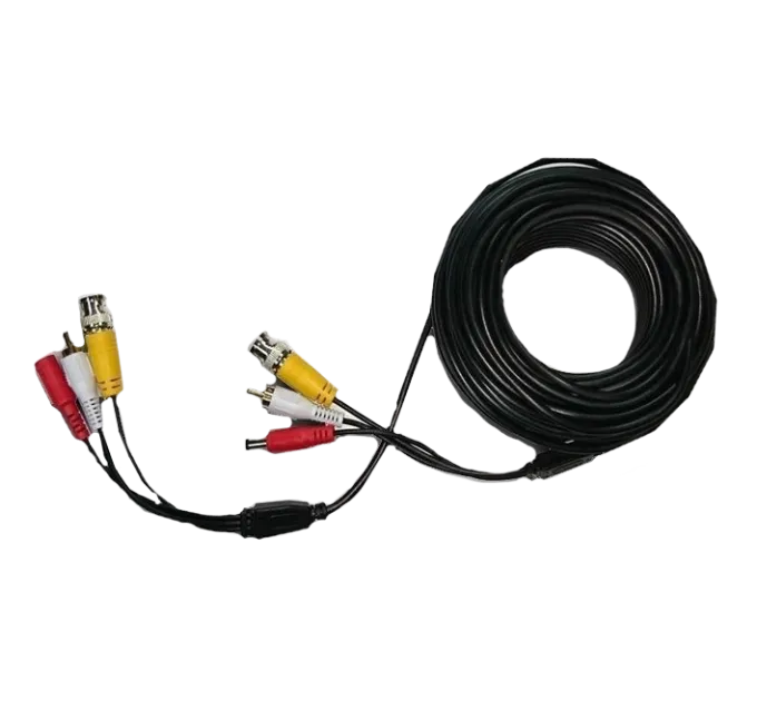 BNC+DC+AV Патчкорд комбинированный коаксиальный + питание + звук 20м