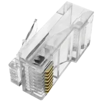 RJ45 кат. 5e Коннектор соединительный неэкранированный (упаковка 100 шт) RJ45 кат. 5e Коннектор соединительный неэкранированный (упаковка 100 шт)