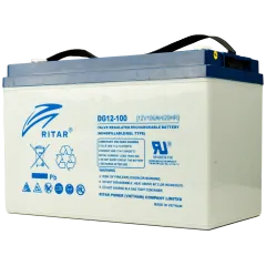 Ritar DG12-100 100А•г 12В гелева Свинцево-кислотна акумуляторна батарея