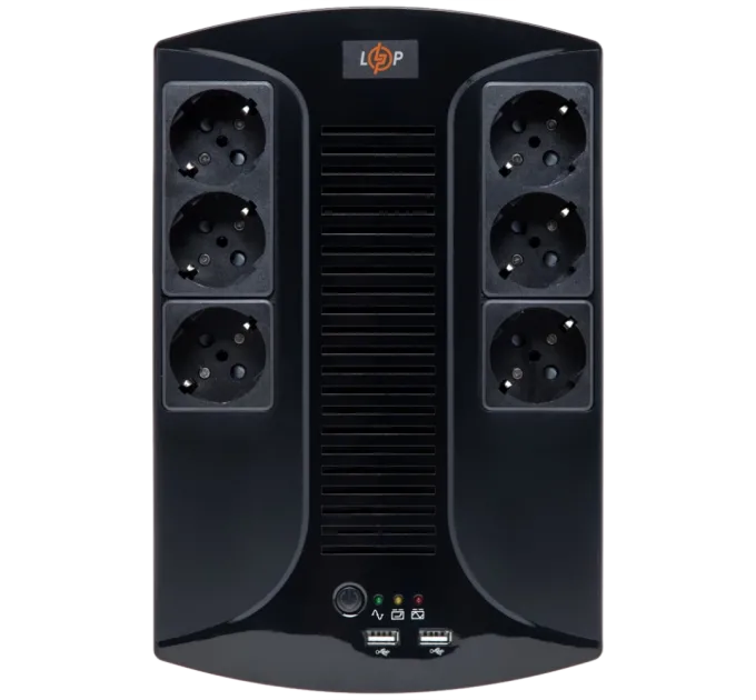 LOGICPOWER 650VA-6PS (455Вт) Источник бесперебойного питания
