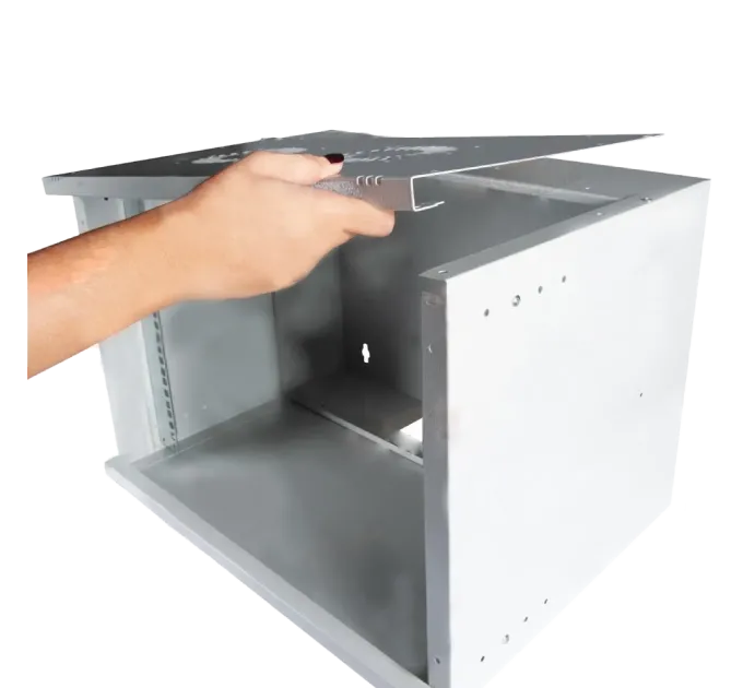 Hypernet WMNC-40-4U-SOHO-FLAT Шафа SOHO коммутаційна настінна 4U 540x400 розбірна