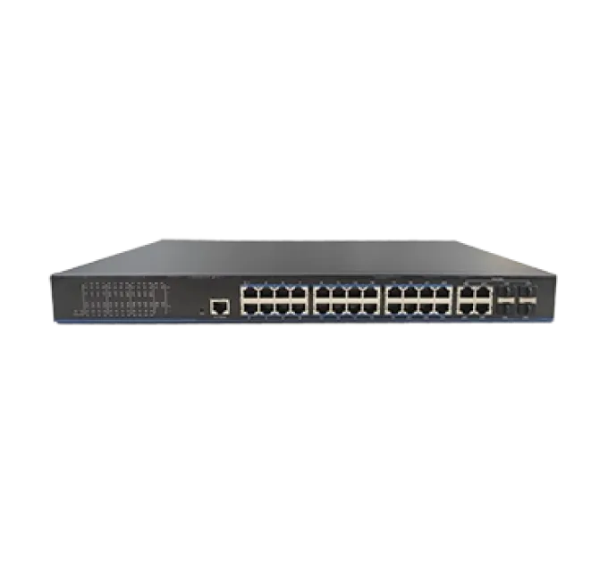 UTEPO UTP3328TS-PSB-L2 L2 PoE+ Комутатор 24 порти керований