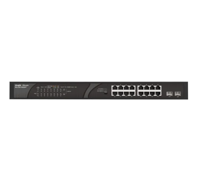 Ruijie Reyee RG-ES118GS-P PoE Комутатор 18 портів некерований Ruijie Reyee RG-ES118GS-P PoE Комутатор 18 портів некерований
