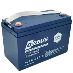 ORBUS CG12100 100А•ч 12В гелевая Свинцово-кислотная аккумуляторная батарея ORBUS CG12100 100А•ч 12В гелевая Свинцово-кислотная аккумуляторная батарея