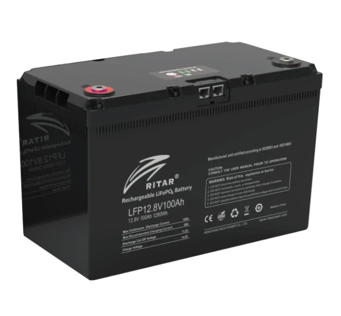 Ritar LFP12.8V100AHG24 Аккумуляторная батарея с bluetooth Ritar LFP12.8V100AHG24 Аккумуляторная батарея с bluetooth