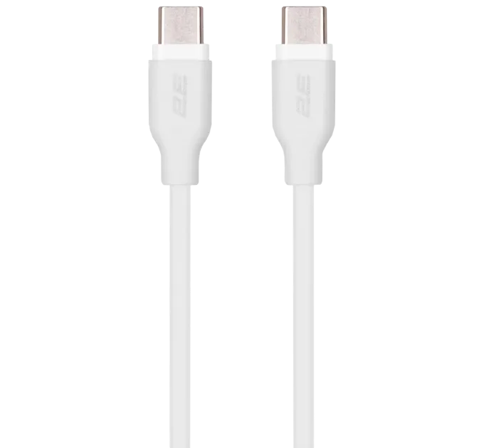 2E Type-C Glow USB-C > USB-C Кабель зарядки/синхронизации 1м 60Вт белый