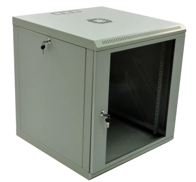 12U, 600х600х640 Шкаф акриловое стекло серый 12U, 600х600х640 Шкаф акриловое стекло серый