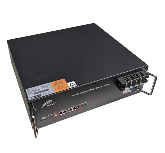 Ritar R-LFP51.2V100AH Акумуляторна батарея з bluetooth та автоматичним вимикачем