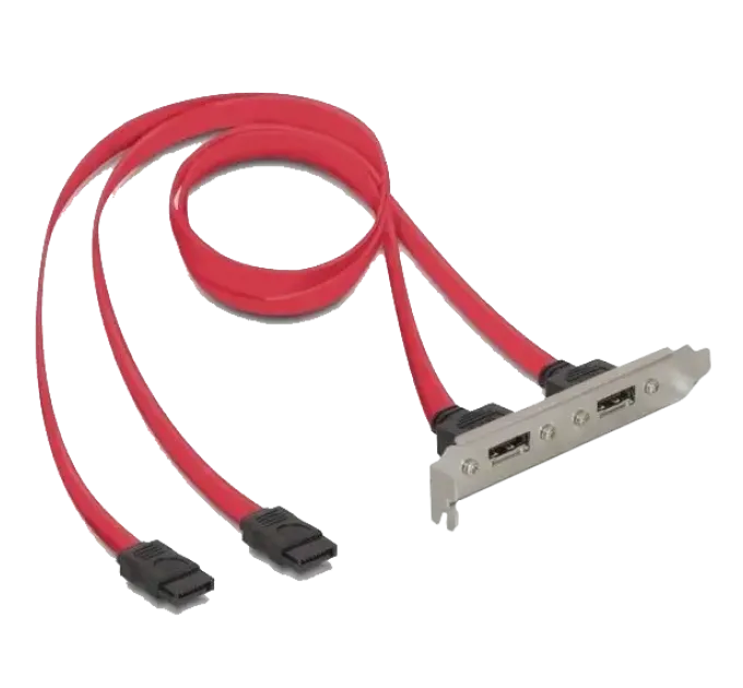SATA 7px4-eSATAx4 M/F Планка корпусная
