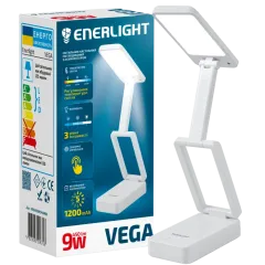 ENERLIGHT VEGA 9Вт 3000-6000K Светильник настольный светодиодный с аккумулятором