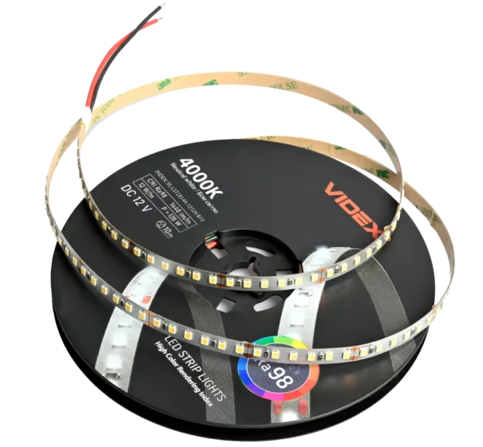 VIDEX (VL-LST28144-12124-B10) DC12V 120W 10M 4000K LED лента
