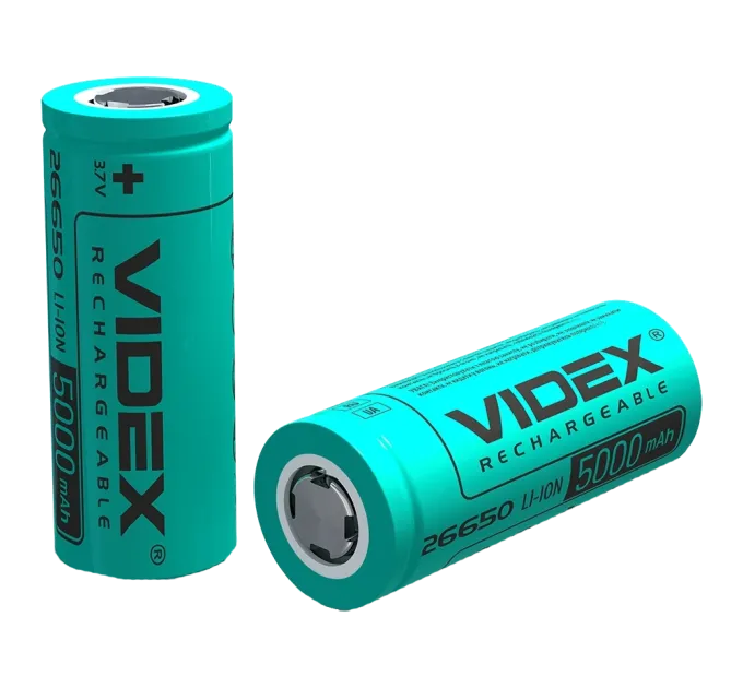 Videx Li-ion 26650 5000mAh Аккумулятор Videx Li-ion 26650 5000mAh Аккумулятор