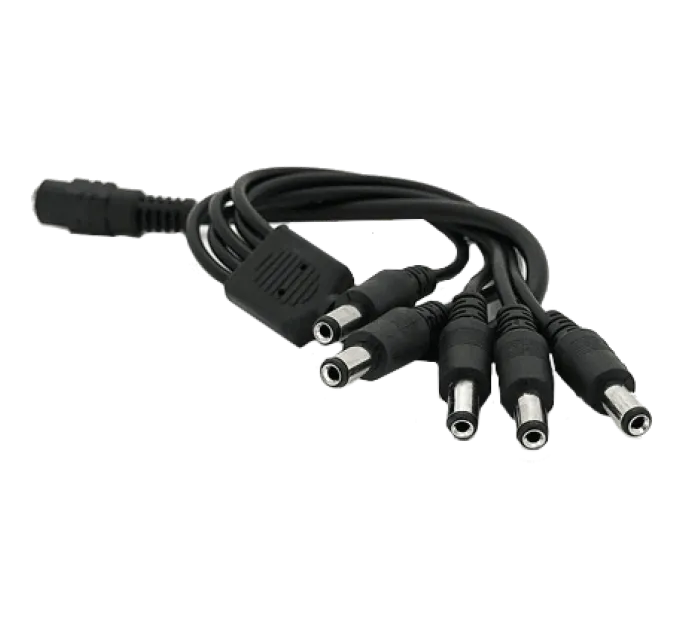 DC-F=>5xDC-M (D 5,5x2,5мм) 40см Делитель питания DC-F=>5xDC-M (D 5,5x2,5мм) 40см Делитель питания