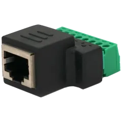 RJ-45(F) (8 контактів) з клемами під кабель Роз'єм