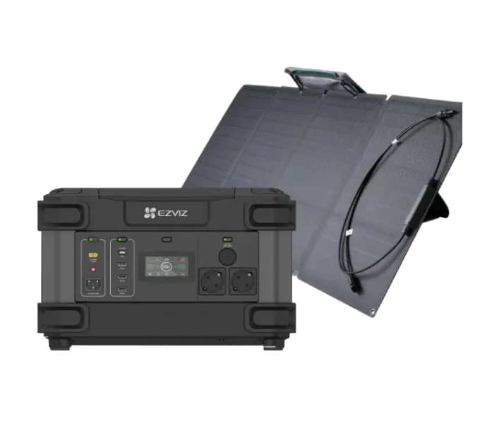 Ezviz CS-PS1300 (CN066)(FR) + EcoFlow 110W Система автономного питания однофазная