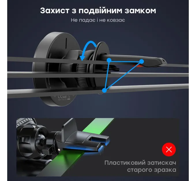 Choetech T205-F Black Автомобильное зарядное устройство
