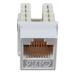 EPNew 6KTVM-U0WH Модуль KeyStone RJ45 UTP, кат. 6, 110, Slim, W - 16.6 мм, білий EPNew 6KTVM-U0WH Модуль KeyStone RJ45 UTP, кат. 6, 110, Slim, W - 16.6 мм, білий
