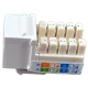 EPNew 6KTVM-U0WH Модуль KeyStone RJ45 UTP, кат. 6, 110, Slim, W - 16.6 мм, білий