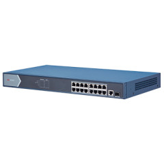 DS-3E0518P-E 16-портовый гигабитный неуправляемый PoE
