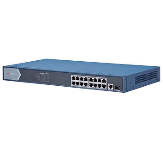 DS-3E0518P-E 16-портовый гигабитный неуправляемый PoE