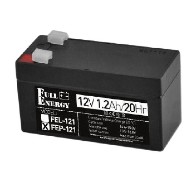 Full Energy FEP-121 1.2А•г 12В Свинцево-кислотна акумуляторна батарея Full Energy FEP-121 1.2А•г 12В Свинцево-кислотна акумуляторна батарея