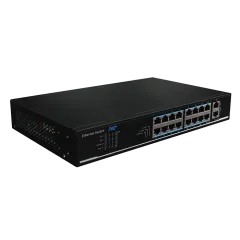 UTP1218-PSB150 16-портовый 100M PoE+ 2 порта 1000M RJ45