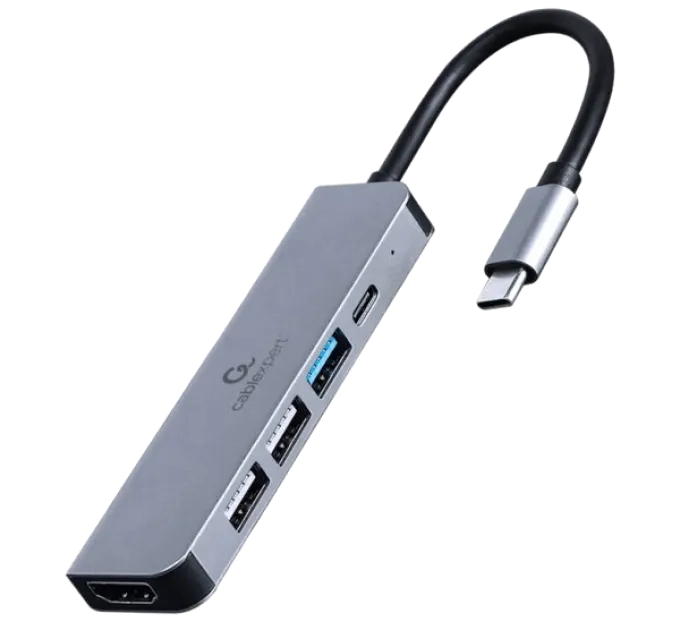 Cablexpert A-CM-COMBO5-03 USB-C 5-в-1 Док станція