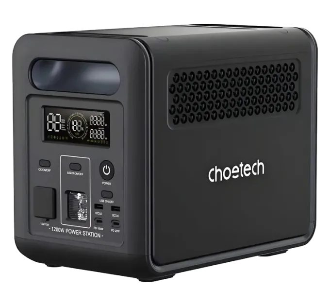 Choetech BS068-EU-BKGY 1024 Вт·год 1200 Вт Портативне джерело живлення Choetech BS068-EU-BKGY 1024 Вт·год 1200 Вт Портативне джерело живлення