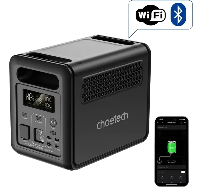 Choetech BS068-EU-BKGY 1024 Вт·год 1200 Вт Портативне джерело живлення