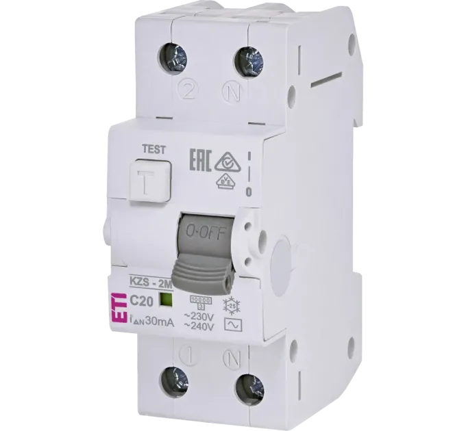 ЕТІ KZS-2M C 20/0.03 10kA Дифавтомат