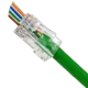 зі наскрізними отворами 100 шт Конектор UTP RJ45 кат. 6