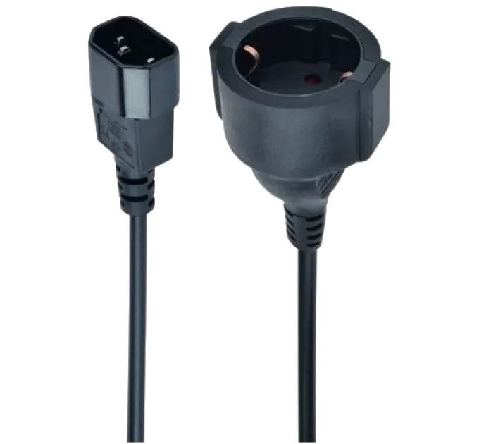 C14 - Schuko 15 см 3*0.75 мм Кабель перехідник