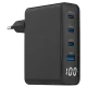 Gembird TA-UC-PDQC100LCD-01-BK PD 100W Зарядний пристрій
