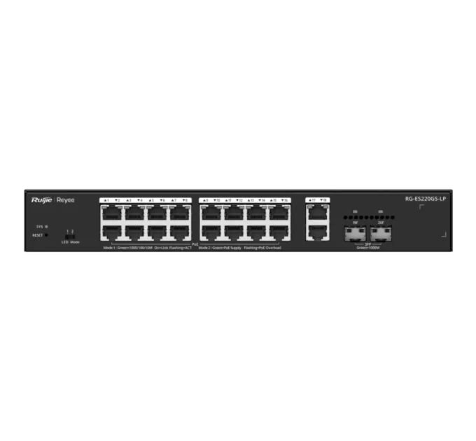 Ruijie Reyee RG-ES220GS-LP Коммутатор 20 портов управляемый